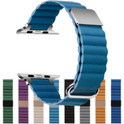 قیمت و خرید بند چرمی اپل واچ مدل Metal Leather Loop